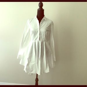 White button down dress from Express